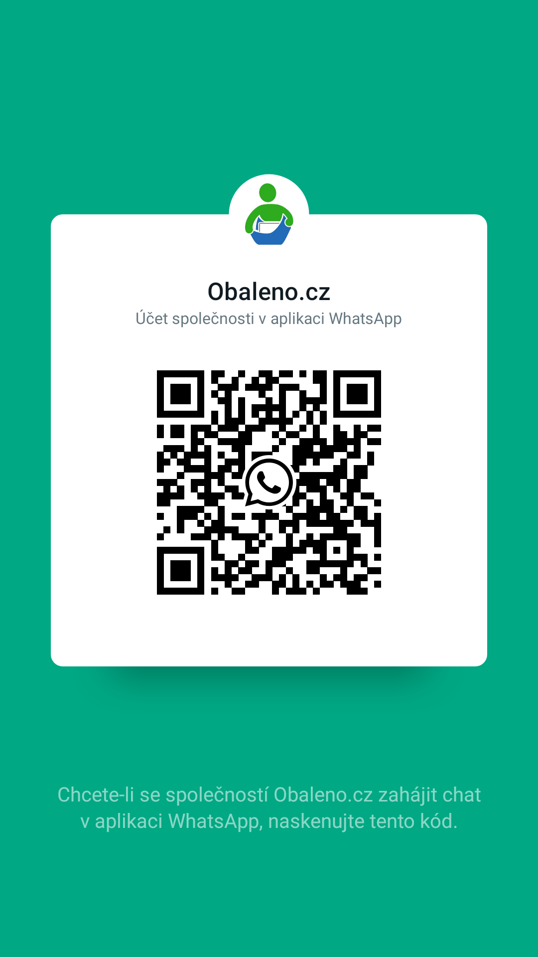 Zahájit WhatsApp konverzaci s Obaleno.cz